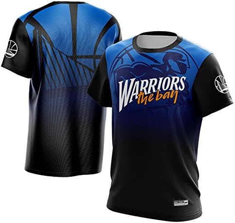 HEJX Warriors Finals Short Sleeve T-Shirt Curry Durant KD Thompson Short Sleeve Crew Neck Quick Dry Fabric