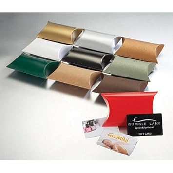 Amazon Com Mini Pillow Box Metallic Sage 4 W X 3 3 4 L X 1 1 2