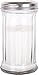 Update International 2 Pack Sugar Shaker dispenser - Powder Sugar Dispenser - Small glass Sugar Container with lid - Ideal for Spice, Cinnamon, Baking Soda, Sprinkles Pourer Jar holder for coffee Bar