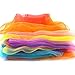 20pcs Juggling Scarves, Doubletwo Rhythm Scarves Juggling Dance Scarves Kids Play Scarves Movement Scarves Silk Square Scarves for Music and Movement