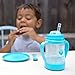 green sprouts Glass Sip & Straw Cup, Light Aqua, 6 Months+, 4 ounces