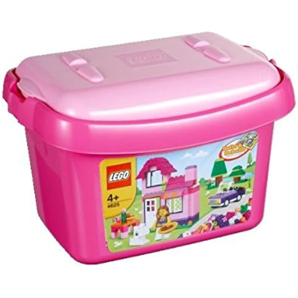 pink lego blocks