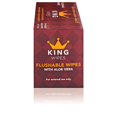 KING Flushable Wipes with Aloe Vera 2 Pack Pricepulse