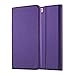 Nouske iPhone 6/6S Flip Folio Wallet Stand up Credit Card Holder Leather Case Cover Holster/Magnetic Closure/TPU bumper/360 Full Body Protection, Purple