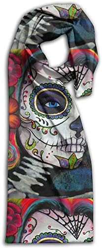 Sugar Skull Candy Women's Fashion Long Shawl Spring Winter Scarves Shawl Wraps Winter Warm Large Scarf