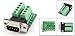 uxcell DB9 D-SUB 9 Pin Male Adapter RS232 to Terminal Connector Signal Module