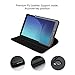 Vivefox Samsung Galaxy Tab A 10.1 Case(NO S Pen) - Folding Stand Folio Cover for Galaxy Tab A 10.1 Inch SM-T580/T585/T587 Tablet, with Auto Sleep/Wake Function, 360° Rotating Viewing Angles (Black)