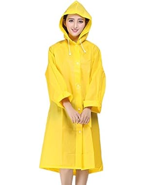 Lightweight EVA Easy Carry Poncho Wind Hooded Raincoat