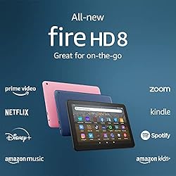 Amazon Fire HD 8 tablet, 8” HD Display, 32