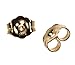 14K Gold Earring Backs Medium 4mm (1 Pair)