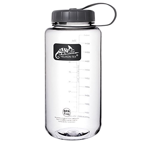 HELIKON-TEX Tritan Bottle Wide Mouth (1 Liter) Black