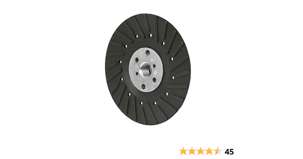 Amazon.com: Truper res-dili-4 – 1/2p papel de lija respaldo 4 – 1/2,  estándar de rosca : Herramientas y Mejoras del Hogar