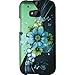Cell Accessories For Less (TM) For HTC One M8 Rubberized Design Cover Case - Sublime Flower + Bundle (Stylus & Micro Cleaning Cloth) - By TheTargetBuys