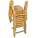 Best Choice Products Outdoor Patio Deck Garden Foldable Adirondack Wood Chair with Pull Out Ottoman