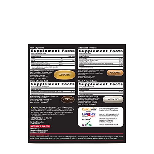 GNC Mega Men Whole Body Vitapak | Supports Wellness and Performance | 30 Count