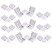 TronicsPros 10pcs 2 Pin L-Shape Connector SMD 5050 5630 Flex LED Strip to Strip Connector Right Angle Corner Connector for 10mm Wide Monochrome 5050 5630 Flexible LED Strip LED Ribbon LED Tape Light