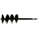 Power Planter Auger Drill Bit Extension 7" x 28" with 1/2" Non-Slip Hex Drive &mdash; Garden Auger for Planting Gallon Potted Plants and Post Holes &mdash; Garden Digging Tool for Dirt, Sand, Soil &amp; Clay