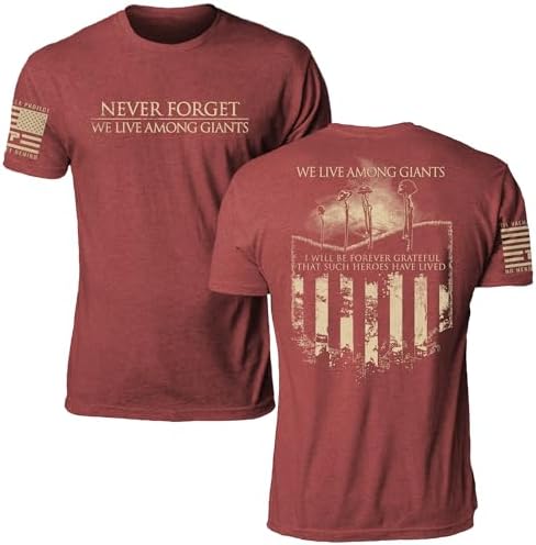 Amazon.com: never forget we live among giants T-Shirt : Clothing
