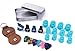 Tupalizy Guitar Picks/Finger Thumb Picks/Silicone Fingertip Protector/Pick Holder Set for Acoustic Guitar Starter and Strings Instrument (Mixed color)