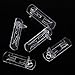 Plastic Shelf Support Pegs 8 mm/0.31 in Clear Self-Locking Cabinet Pins Bookcase Clips for Kitchen Shelves Holder 50 Pcs