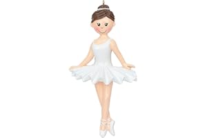 MAXORA Personalized Ballerina Girl Ornaments - Ballet Ornaments for Christmas Tree 2024 - Dance Ornament - Ballet Christmas Ornaments