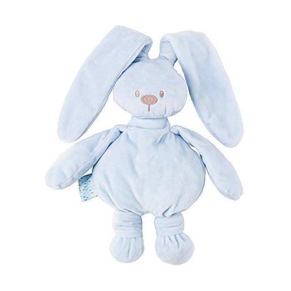 Nattou Kuscheltier Hase Lapidou, Wegbegleiter ab der Geburt, 36 cm, Blau – Bild 3