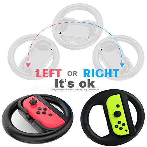 Steering Wheels Kit for Nintendo Switch JoyCon Racing Game Controller