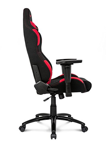AKRacing Core Series EX-Wide Gaming Chair with Wide Seat, High and Wide Backrest, Recliner, Swivel, Tilt, Rocker and Seat Height Adjustment Mechanisms with 5/10 warranty - Black/Red