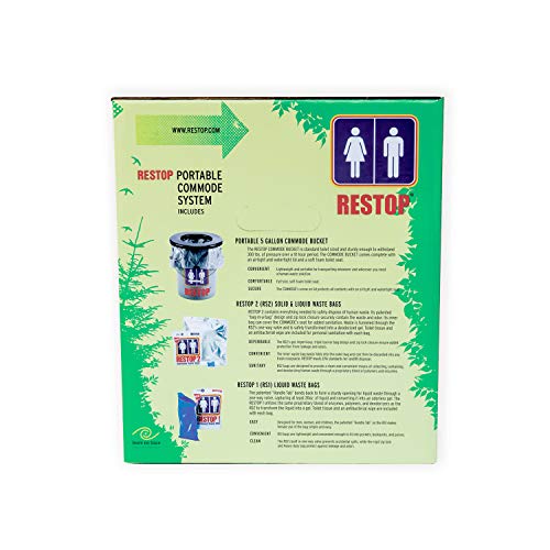 RS510 Commode w/Supplies (10 RS2 Solid and Liquid Waste Bags)