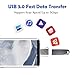 USB C to A 3.0 OTG Adapter, Acessorz Mini Zinc Alloy USB Type C Male to USB A 3.0 Female Convert Connector Adapter for MacBook Pro, Galaxy S8/Note 8, Google Pixel 2 XL, Nexus 5X/6P, Moto Z and More