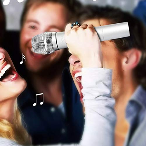 Tralntion XINGMA PC-K6 Portable Rechargeable LED Wireless Microphone Dynamic Handheld Karaoke Mic VHF with Receiver for KTV/Speech - Thumbnail 3