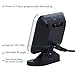 WALI Dummy Fake Security Tv Light LED Simulator with Power Adapter Timer Sensor Crime Prevention (FTVP001), Black