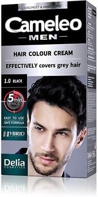 Men Colour Hair Cream Cameleo Delia No Ammonia Easy To Use 1.0 Black