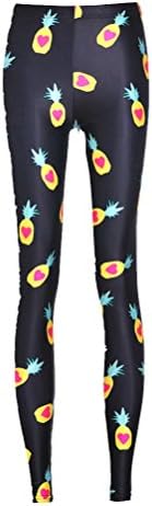 Takra Gold Leisure Wink Digital Print Stretchy Sexy Slim Sports Pants Legging (XXXL)