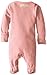 L'ovedbaby Unisex-Baby Organic Cotton Footed Overall, Coral, 0/3 Months