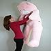 Yesbears 5 Foot Giant Teddy Bear Plush Pink ( Microfiber Bowtie )