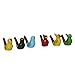 INNODEPT12 Clay Bird Water Whistles Warbler Song Ceramic Chirps Baby Bathtime Fantasy Gifts Set of 6 (Colorful Bird Set of 6)