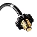 GASPRO 5FT Propane Hose Adapter with POL Connection, Fit for Coleman Roadtrip Grill, Buddy Heater and More, Converts 1LB Appliances to 5-100lb Tank