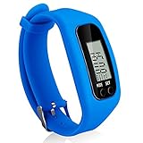 Fitness Tracker Watch, Simply Operation Walking Running Pedometer with calorie burning and steps counting by Bomxy (Royal Blue)