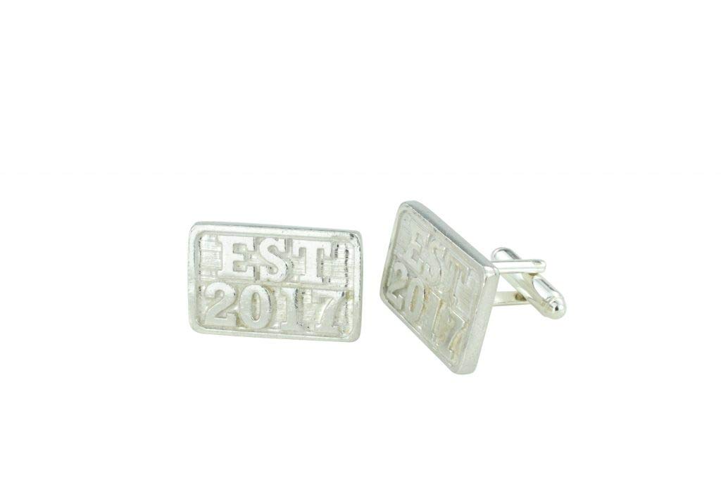 Establised Year 2017 EST Anniversary Cufflinks