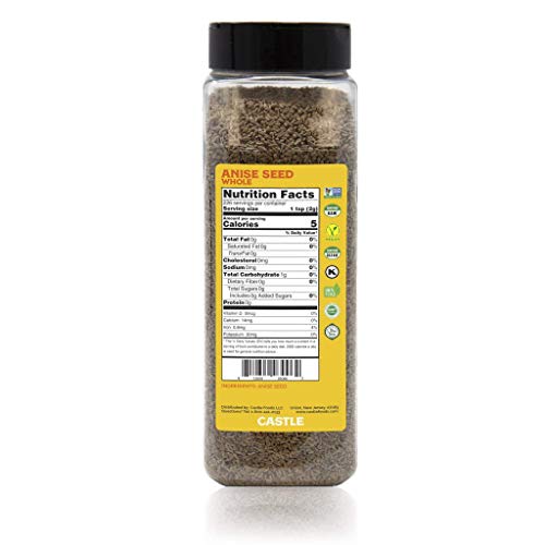 Castle Foods | Anise Seed Whole 1 lb Premium Restaurant Quality