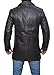 Blingsoul Leather Coats for Men - Vintage Style Long Leather Jacket Men
