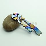 TI-EDC Titanium Keychain Beer Opener Spanner Multifunctional Tool