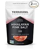 Terrasoul Superfoods Himalayan Pink Salt (Coarse), 16-ounce (Pack of 2)