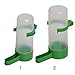 Lumpna New 60ml/140ml Parrot Bird Drinker Feeder Watering with Clip for Aviary Budgie Cockatiel Drinking Bottles(S)thumb 1