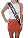 Finally 21 Lace Sash - 21st Birthday Sash - Birthday Party Favor (Black)