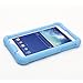 Poetic Turtle Skin Series Corner/Bumper Protection Grip Sound-Amplification Silicone Case for Samsung Galaxy Tab 3 Lite 7.0, Blue