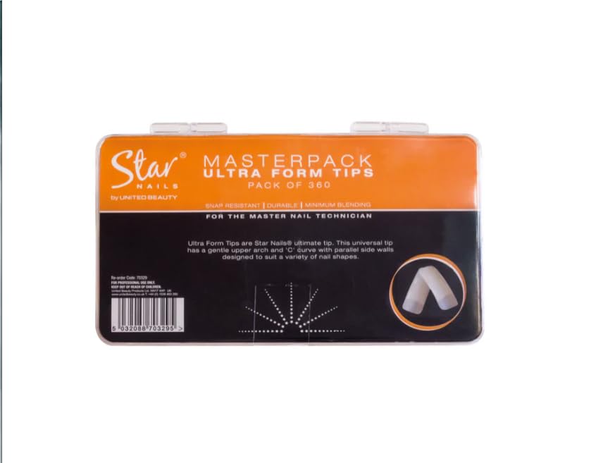 Star Nails Ultra Form Nail Tips (Masterpack - Pack of 360)