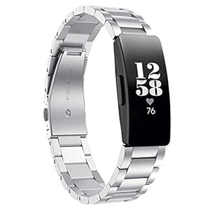 Chofit Bandjes Compatibel met Fitbit Inspire HR/Inspire 2/Inspire Luxe Rvs Business Horlogeband Vervanging Vrouwen…