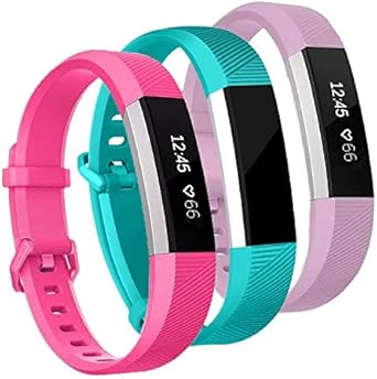 Aimtel compatible con Fitbit Ace/Fitbit Alta HR, pulsera de repuesto de silicona ajustable para Fitbit Ace/Fitbit Alta HR [sólo para niños]